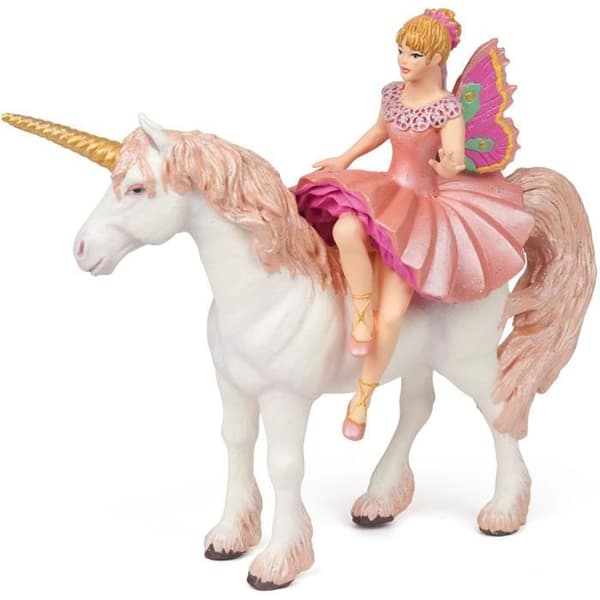 Ballerinafigur på sin enhörning - PAPO - LE MONDE ENCHANTE - För barn - Från 3 år