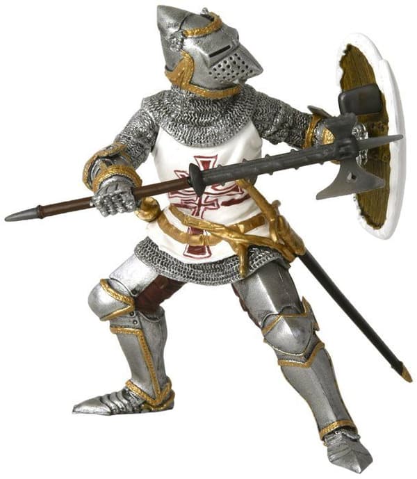 Teutonisk riddarfigur - PAPO - Le Monde Medieval - Blandat