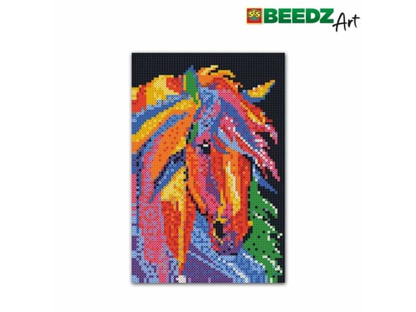 SES Creative Beedz art Horse fantasy, 12 år, Gutt/Jente, Hest, Flerfarget, 300 mm, 455 mm