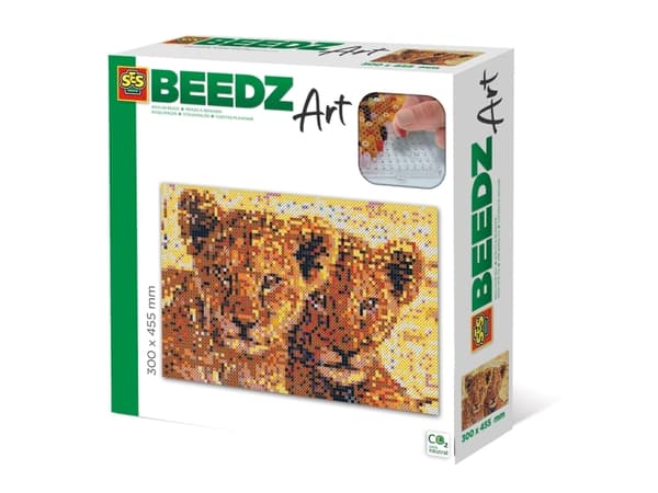 SES Creative Beedz art Lions cubs, 12 år, Gutt/Jente, Animal, Li-ion, Flerfarget, 300 mm