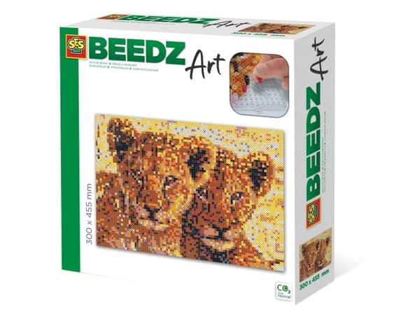 SES Creative Beedz art Lions cubs, 12 vuosi/vuosia, Poika/tyttö, Animal, Lion, Monivärinen, 300 mm