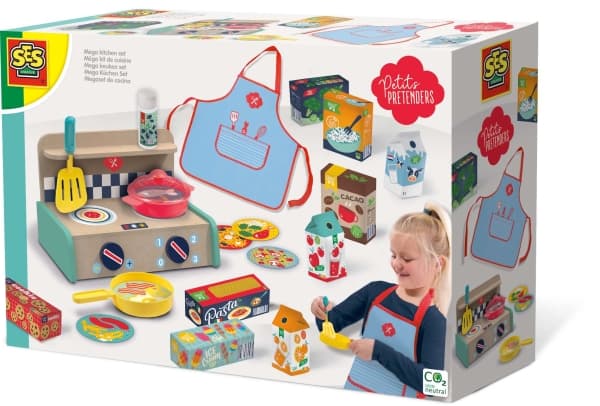 SES Creative Petits Pretenders Mega kitchen set, Kök och mat, 3 År