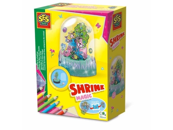 SES Creative Shrink film - Fairytale in a bell jar, Children''s craft kit, 5 år, Flerfarget