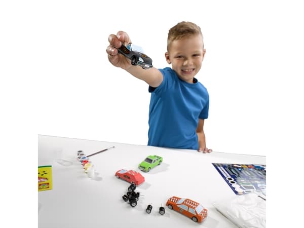 SES Creative Casting and painting - cars, Støpe/malesett for barn, 5 år, Flerfarget