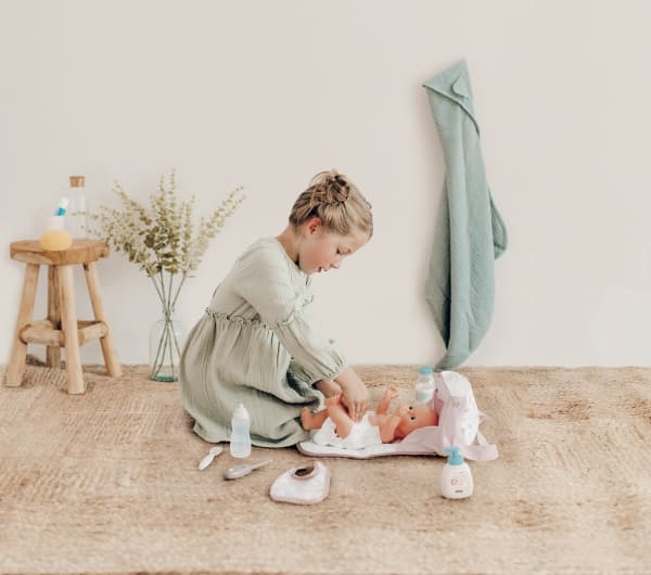 "Smoby Baby Nurse Rarling Bag + tillbehör till docka