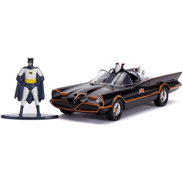 Batman och Batmobile metallfigur 1966 - JADA - Toy - Collection - Svart