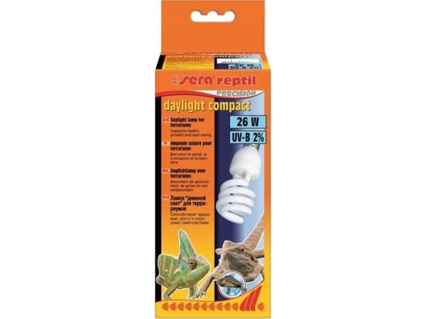 Reptil dagslys kompakt pære / 2 % UV-B / 26 W