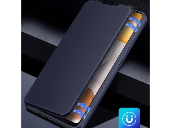 Dux Ducis DUX DUX DUCIS Skin X holsteri tapauksessa flip kansi Samsung Galaxy A42 5G vaaleanpunainen
