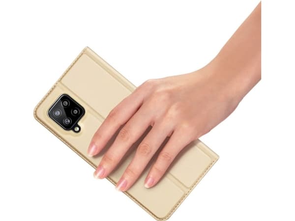Dux Ducis DUX DUCIS Skin Pro hölsterfodral med flipomslag Samsung Galaxy A42 5G guld