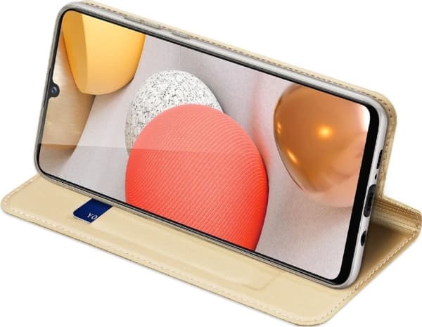 Dux Ducis DUX DUCIS Skin Pro hölsterfodral med flipomslag Samsung Galaxy A42 5G guld