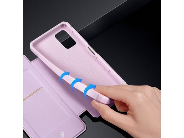 Dux Ducis DUX DUCIS Skin X hylsterdeksel med klaff for Samsung Galaxy A03s rosa