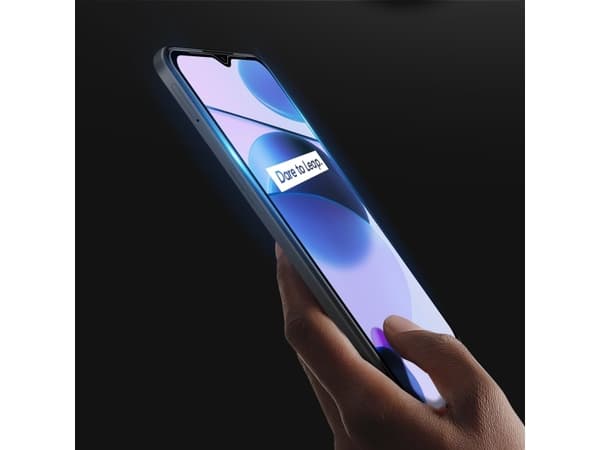 Dux Ducis Dux Ducis 9D herdet glass slitesterk 9H herdet glass for hele skjermen med ramme Realme C35 svart (eskevennlig)
