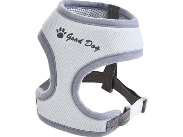 Hundesele 34-45cm, grå/blå