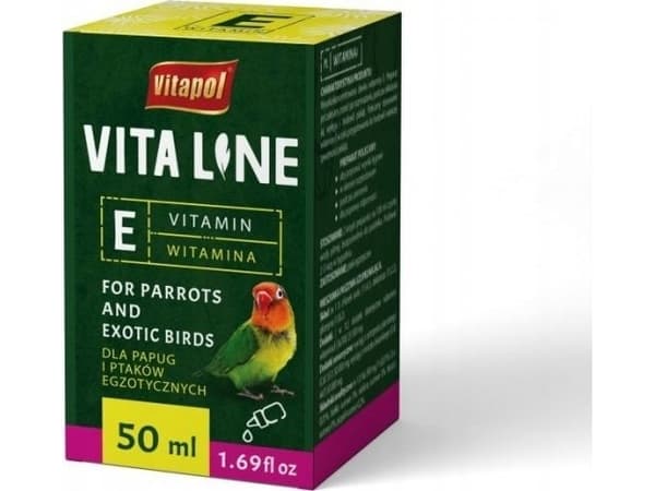 Vitapol Vitaline Vitamin E for eksotiske fugler 50ml