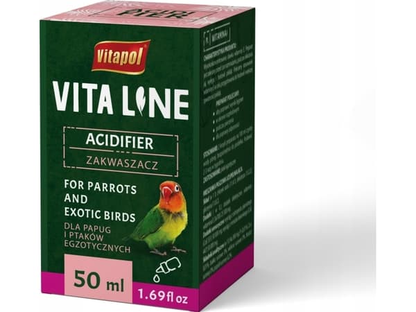 Vitapol Vitaline happamuudensäätöaine eksoottisille linnuille 50ml