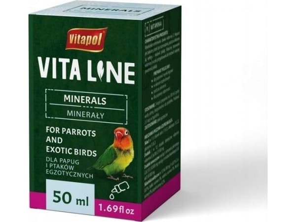 Vitapol Vitaline Minerals for eksotiske fugler 50ml