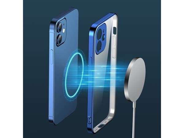 Joyroom Joyroom New Beauty Series Ultra Thin Transparent deksel med metallramme for iPhone 12 Pro Black (JR-BP743)