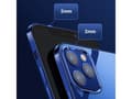 Miniatyrbilde 4 av 5: Joyroom Joyroom New Beautiful Series Ultra Thin Transparent Case med metallramme for iPhone 12 mini Svart (JR-BP794)