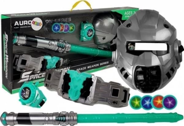 Lean Sport Space Sword Light Belt Disc Launcher Mask