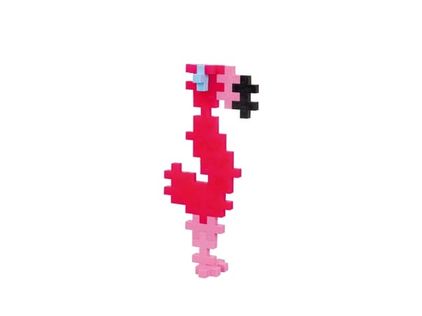 Plus-Plus BIG Animal Tubes – Flamingo 15 pcs / Tube