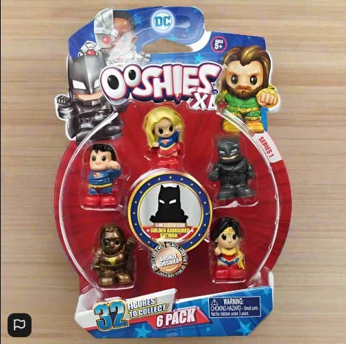 Ooshies DC XL 6 Pack 32 Pencil Topper Figures To Collect Exclusive Bronze Ooshies
