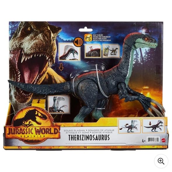 Jurassic World Dominion: Slashin’ Attack Therizinosaurus Action & Sounds Dinosaur