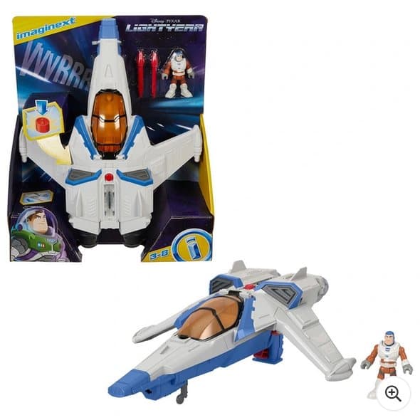 Imaginext Disney Pixar LightyearXL-15 Spaceship with Buzz Figure