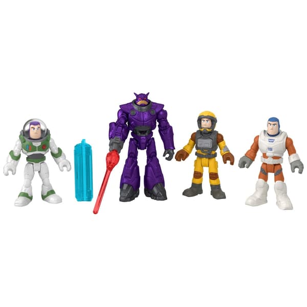 Imaginext Disney Pixar Lightyear  Buzz Lightyear Mission Figure 4 Pack