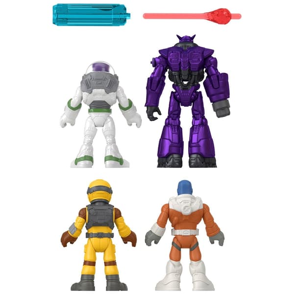 Imaginext Disney Pixar Lightyear  Buzz Lightyear Mission Figure 4 Pack