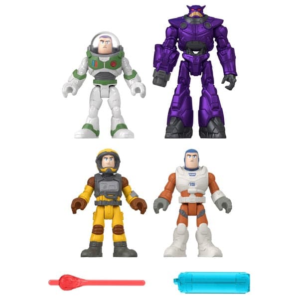 Imaginext Disney Pixar Lightyear  Buzz Lightyear Mission Figure 4 Pack