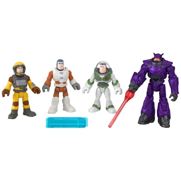Imaginext Disney Pixar Lightyear  Buzz Lightyear Mission Figure 4 Pack