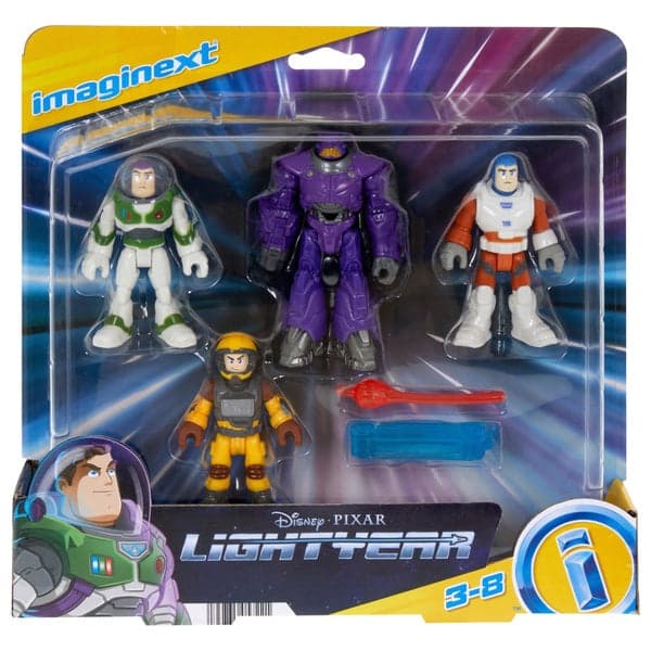 Imaginext Disney Pixar Lightyear Buzz Lightyear Mission Figure 4 Pack