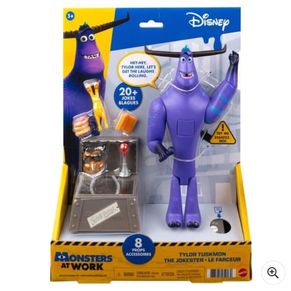 Disney Pixar Monsters at Work - Tylor Tuskmon ‘The Jokester’ Action Figure