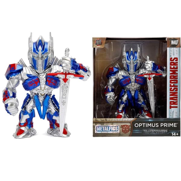 Jada Metalfigs Transformers Optimus Prime Toy Robot Die-Cast Figur 12cm