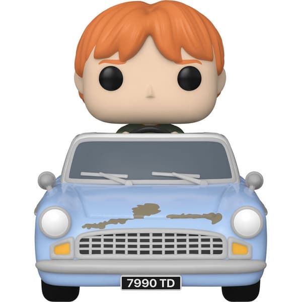 POP figure Harry Potter Ron Weasley in Flying Car