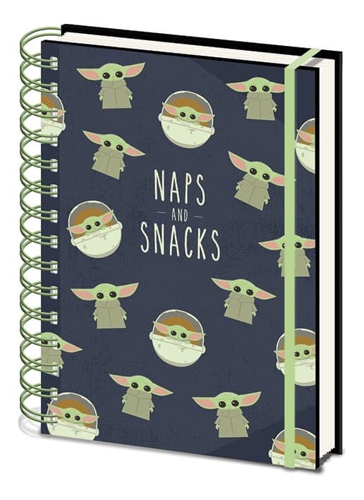 Pyramid Star Wars: The Mandalorian (naps And Snacks) A5 Wiro Notebook