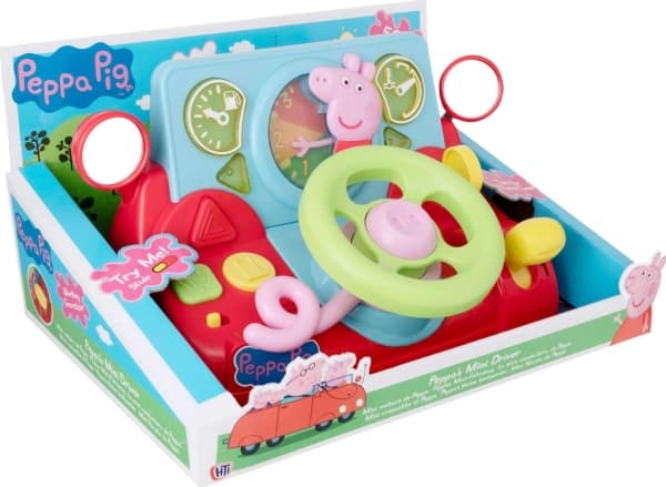HTI Peppa Pig Rattsimulator med lys og lyd