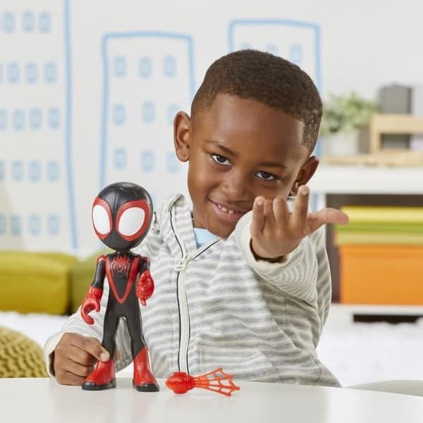 Miles Morales: Giant Spider-Man-figur för barn - Marvel Spidey and His Amazing Friends
