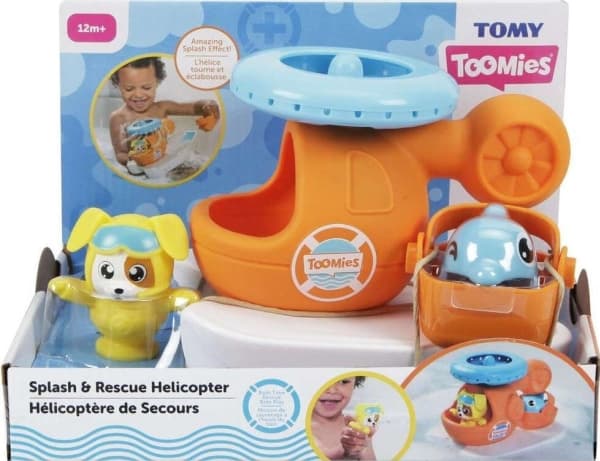 TOMY TOOMIES Splashy kylpyamme helikopteri E73305