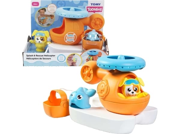 TOMY TOOMIES Splashy badkar helikopter E73305