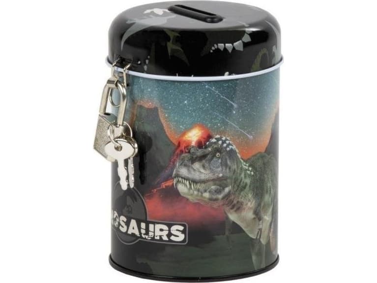 Kidea MONEY BANK WITH LOCK DINOSAUR 17
