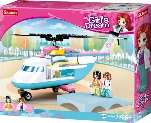 Gazelo Sluban Flickor Helikopter 163el. 152801 GAZELO