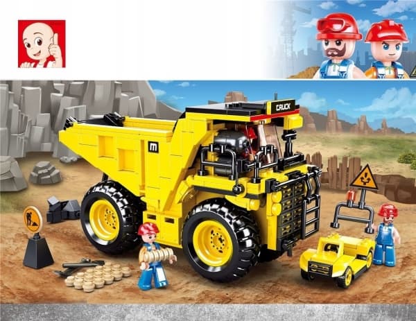 Gazelo Sluban rakennuspalikat kippiauto 416el. 152807 GAZELO GAZELO