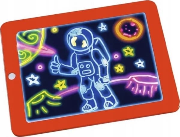 Hipo Magic merketavle med lys for tegning 19x25cm H13076 Hipo