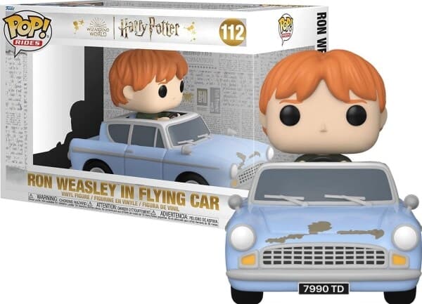 Funko Pop Ride Sup Dlx: Hp Cos 20th- Ron W/car