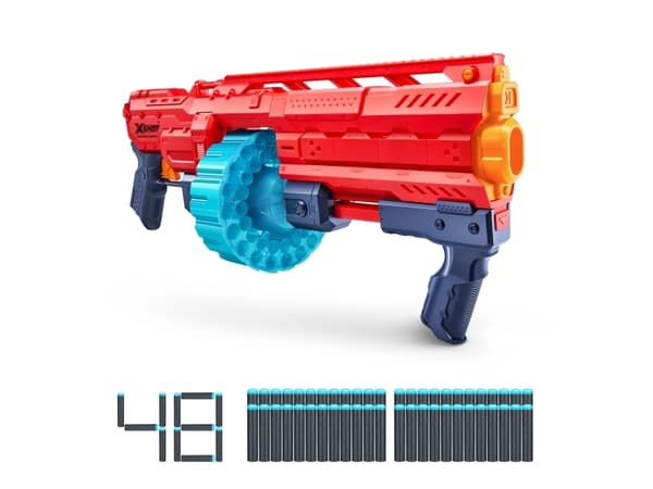 X-Shot Excel Fortress 40-Dart Capacity Barrel Foam Dart Blaster (48 Darts)