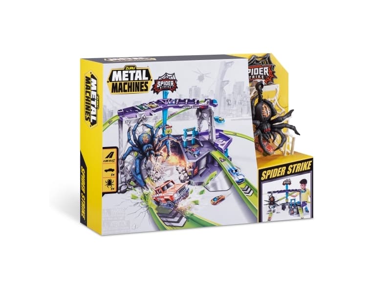 Metal Machines Spider Strike Garage Playset