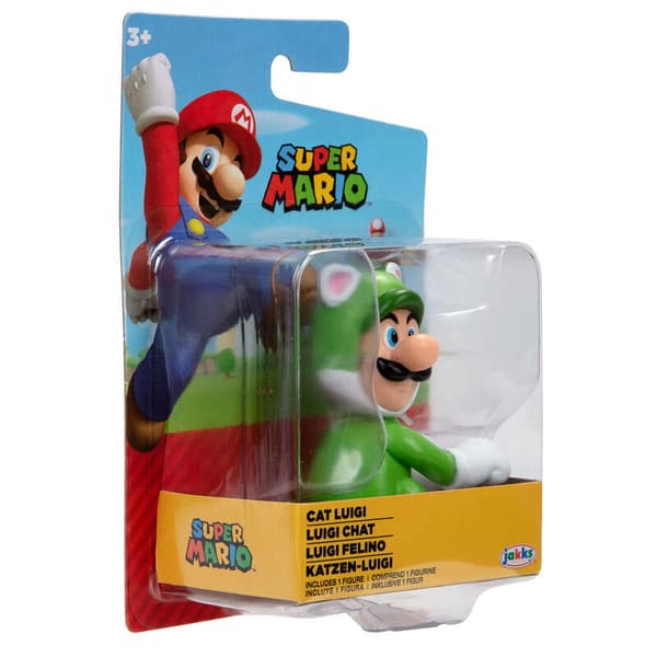 Nintendo Super Mario Cat Luigi figure 6,5cm
