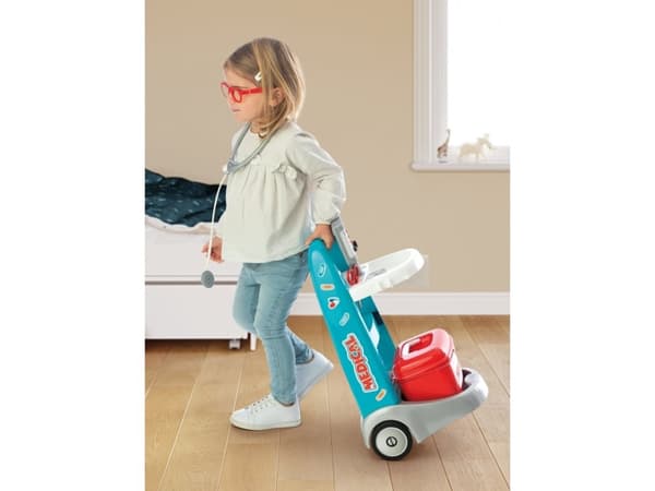 Smoby SMOBY Elektronisk medisinsk vogn med 16 tilbehør