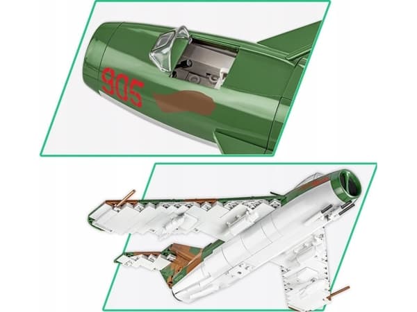 COBI 5825 Historical Collection Cold War Cold War LIM-5 (MiG-17F) jagerfly East Germany Air Force 575 blokker